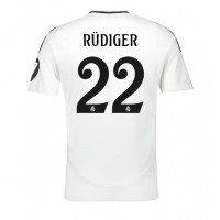 Moški Nogometni dresi Real Madrid Antonio Rudiger #22 Domači 2024-25 Kratek Rokav